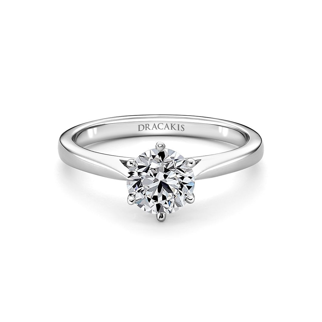 White Gold Diamond Engagement Rings - Dracakis Jewellers